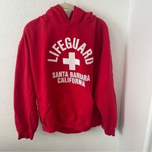 Gildan red Lifeguard pullover hoodie Women’s L